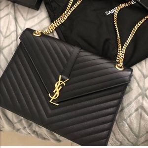 Beautiful YSL Large Envelope Bag